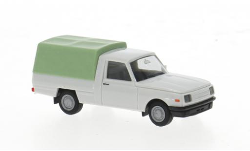 Diecast model cars Wartburg 353 Trans grey/green 1985 1/87 Herpa