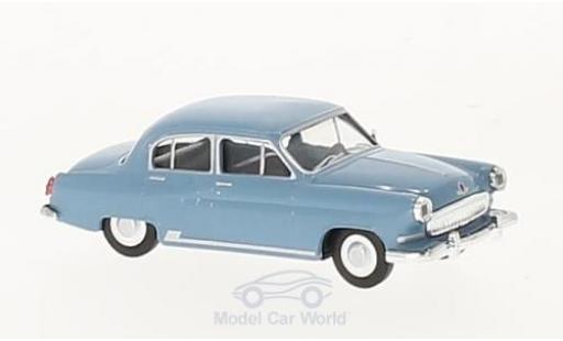 Diecast model cars Wolga M21 Base blue 1/87 Herpa