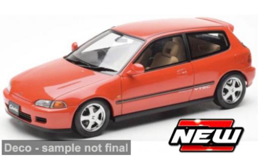 Diecast model cars Honda Civic Base EG6 red 1993 1/24 Maisto