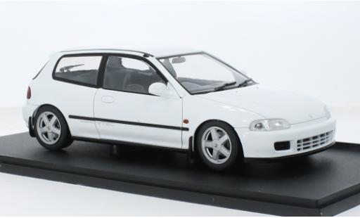 Diecast model cars Honda Civic Base (EG6) white 1991 1/18 Solido