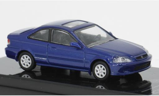 Diecast model cars Honda Civic Base EM1 blue 1999 1/64 Para64