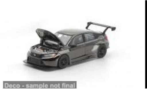 Diecast model cars Honda Civic Base (FL5) TCR anthracite 1/64 Pop Race