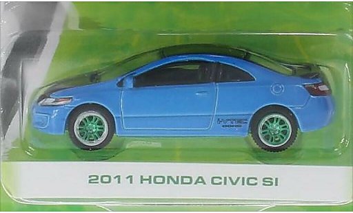 Honda Civic Si 1/64 Greenlight Special Version blue/black 2011 diecast model cars