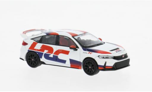 Diecast model cars Honda Civic Type R (FL5) white/Dekor 1/64 Pop Race