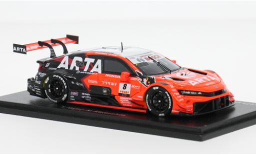 Diecast model cars Honda Civic Type R -GT GT500 Super GT 2025 #8 T.Nojiri/N.Matsushita 1/43 Spark