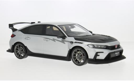 Diecast model cars Honda Civic Type R silver/black 2024 1/18 Ottomobile