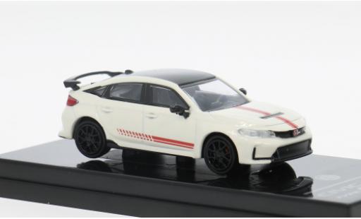 Diecast model cars Honda Civic Type R white/red 2025 1/64 Para64