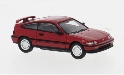 Diecast model cars Honda CR-X MK2 red 1/87 Minichamps