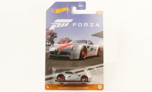 Diecast model cars Alfa Romeo 8C competizione metallise grey Forza 1/64 Hot Wheels