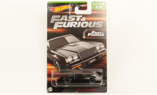 Diecast model cars Buick Regal GNX black Fast &amp; Furious 1987 1/64 Hot Wheels