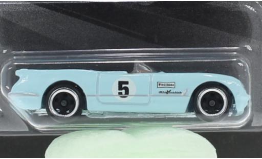Diecast model cars Chevrolet Corvette Convertible (C1) blue 1955 1/64 Hot Wheels