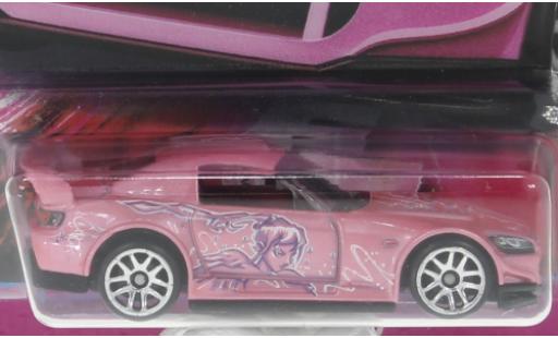 Diecast model cars Honda S2000 Base metallise pink rapide & Furious 1/64 Hot Wheels