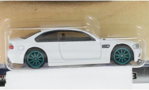 Diecast model cars Bmw M3 coupe (E46) white rapide & Furious 1/64 Hot Wheels Premium