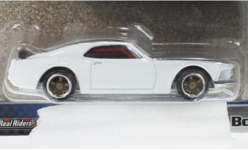 Diecast model cars Ford Mustang Boss 302 white/black rapide & Furious 1/64 Hot Wheels Premium