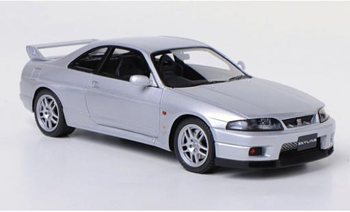 Diecast model cars Nissan Skyline R33 GT-R V-Spec () grey RHD 1995 1/43 HPI MIrage