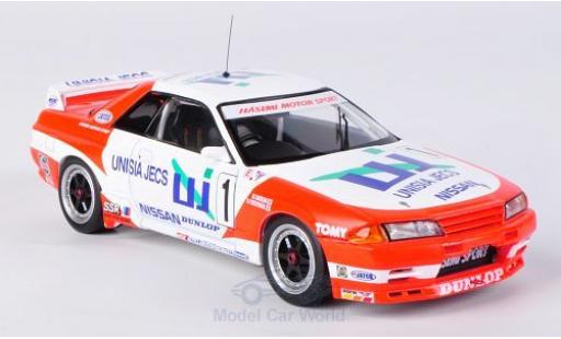 Diecast model cars Nissan Skyline R32 GT-R () No.1 Unisia Jecs JTC Suzuka 1993 M.Hasemi/H.Fukuyama 1/43 HPI