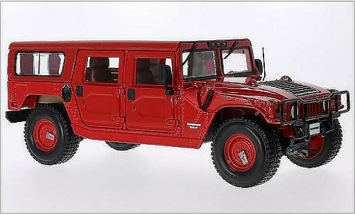 Hummer H1 Base 1/18 Maisto 4-Door Wagon red diecast model cars
