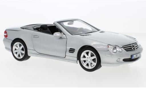 Diecast model cars Mercedes SL Base 500 (R230) grey 2001 1/18 SpecialC