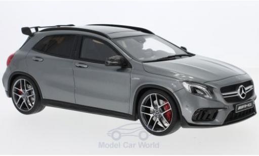 Diecast model cars Mercedes Classe GLA AMG GLA 45 metallic grey 1/18 GT Spirit
