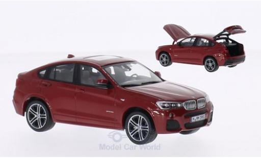 Diecast model cars Bmw X4 suv metallic red 2015 1/43 Herpa