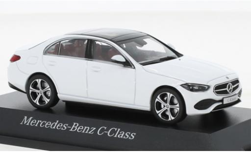 Diecast model cars Mercedes Classe C Base (W206) metallise white 2021 1/43 Herpa