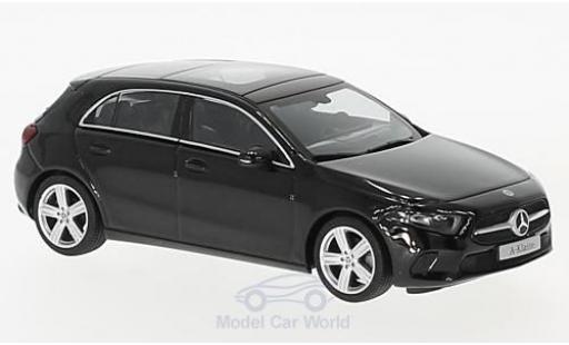 Diecast model cars Mercedes Classe A Base (W177) metallic black 1/43 Herpa
