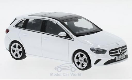 Diecast model cars Mercedes Classe B Base (W247) white 2018 1/43 Herpa