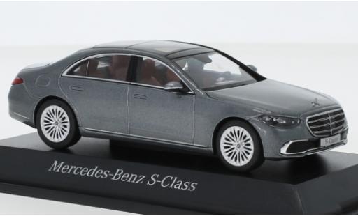 Diecast model cars Mercedes Classe S Base (V223) metallic grey 2020 1/43 Herpa