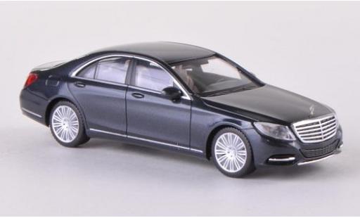 Diecast model cars Mercedes Classe S Base (W222) metallic anthracite 2013 1/87 Herpa