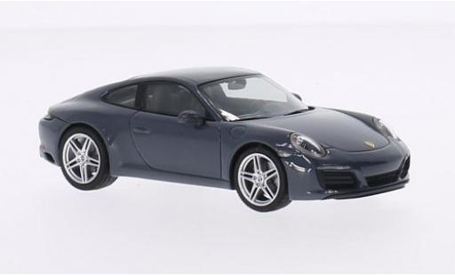 Diecast model cars Porsche 911 Carrera Coupe grey 2015 1/43 Herpa