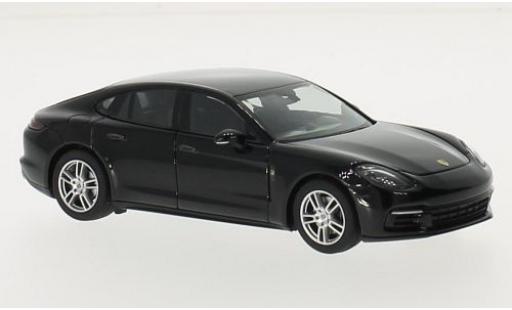 Diecast model cars Porsche Panamera Base 4 black 2016 1/43 Herpa