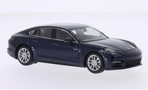 Diecast model cars Porsche Panamera 4S Diesel metallic blue 2016 1/43 Herpa