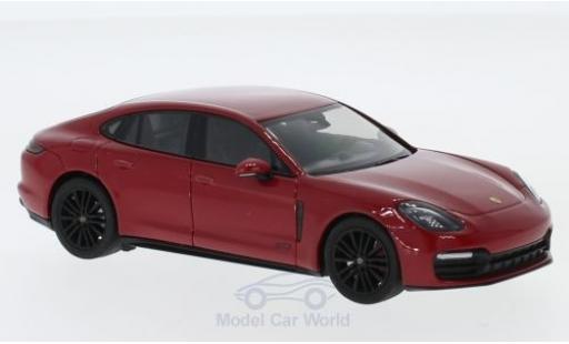 Diecast model cars Porsche Panamera GTS red 1/43 Herpa