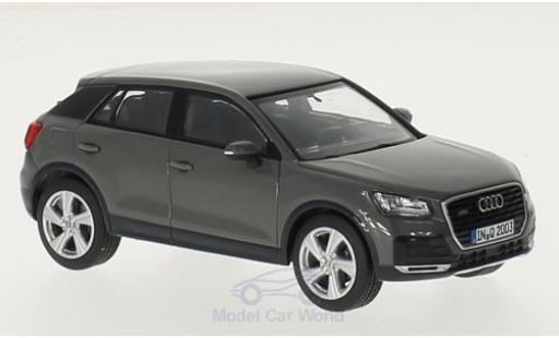 Diecast model cars Audi Q2 suv grey 1/43 iScale