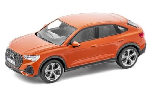 Diecast model cars Audi Q3 sportback (F3) metallic orange 2020 1/43 iScale