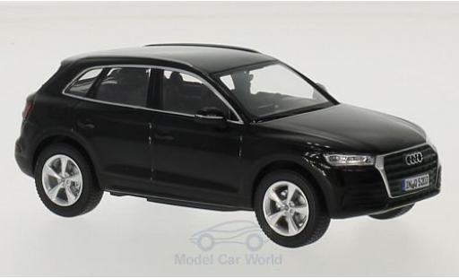 Diecast model cars Audi Q5 suv black 2016 1/43 iScale