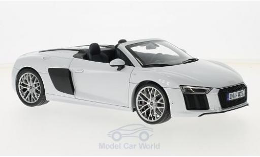 Diecast model cars Audi R8 spyder v10 grey 2016 without Vitrine 1/18 iScale