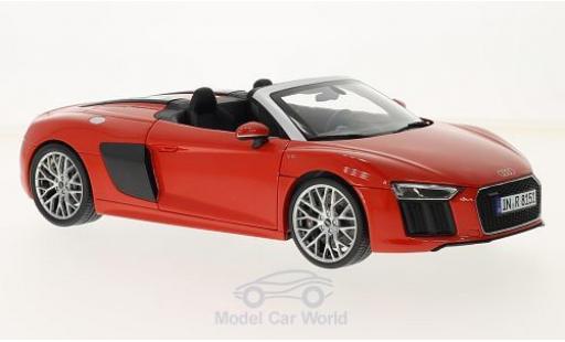 Diecast model cars Audi R8 spyder v10 red 2016 without Vitrine 1/18 iScale