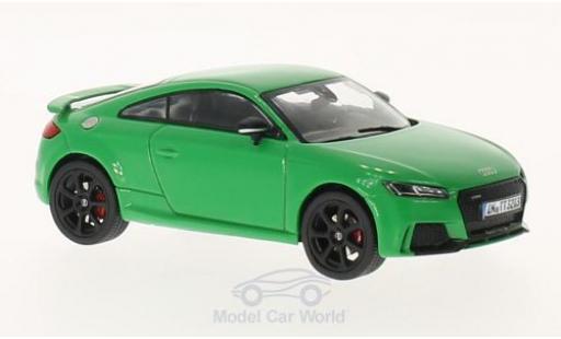 Diecast model cars Audi TT rs green 2017 1/43 iScale