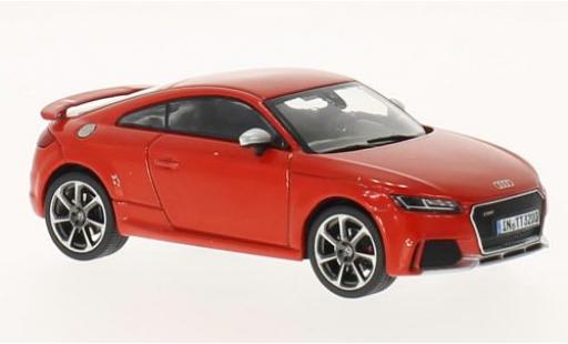 Diecast model cars Audi TT rs red 2017 1/43 iScale