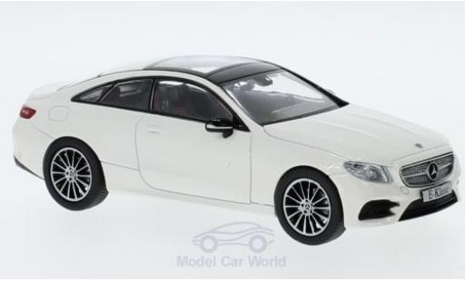 Diecast model cars Mercedes Classe E Coupe (C238) metallic white 2016 1/43 iScale