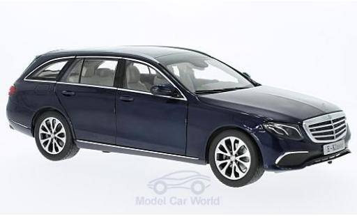 Diecast model cars Mercedes Classe E Base (S213) metallic blue 1/18 iScale