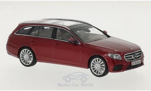 Diecast model cars Mercedes Classe E T-Modell (S213) metallic red 1/43 iScale