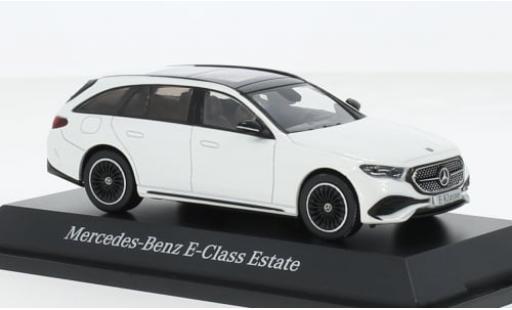 Diecast model cars Mercedes Classe E T-Modell (S214) white 2023 1/43 I iScale
