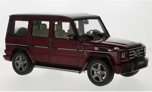 Diecast model cars Mercedes Classe G Base (W463) metallic red 2015 1/18 iScale