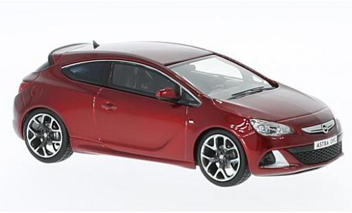 Diecast model cars Opel Astra OPC J metallic red 2006 1/43 iScale