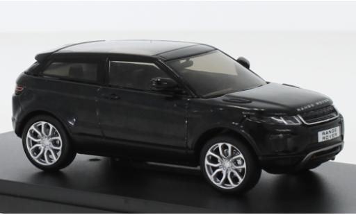 Diecast model cars Land Rover Range Rover Coupe Evoque metallic black 3-portes dunkles int&Atilde;&copy;rieur 1/43 IXO