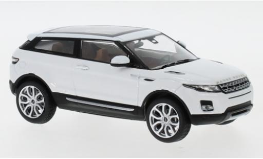 Diecast model cars Land Rover Range Rover Coupe Evoque white 2011 3-portes 1/43 IXO