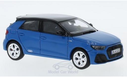 Diecast model cars Audi A1 sportback Edition One blue/black 2018 1/43 Jadi