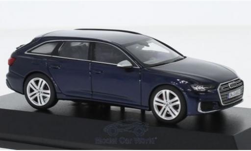 Diecast model cars Audi S6 avant blue 2019 1/43 Jadi